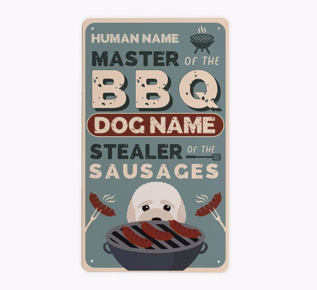 BBQ: Personalised {breedFullName} Metal Sign